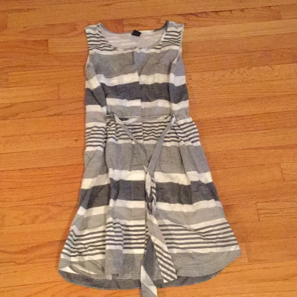 Striped Button Up Dress - Picture 1 of 1